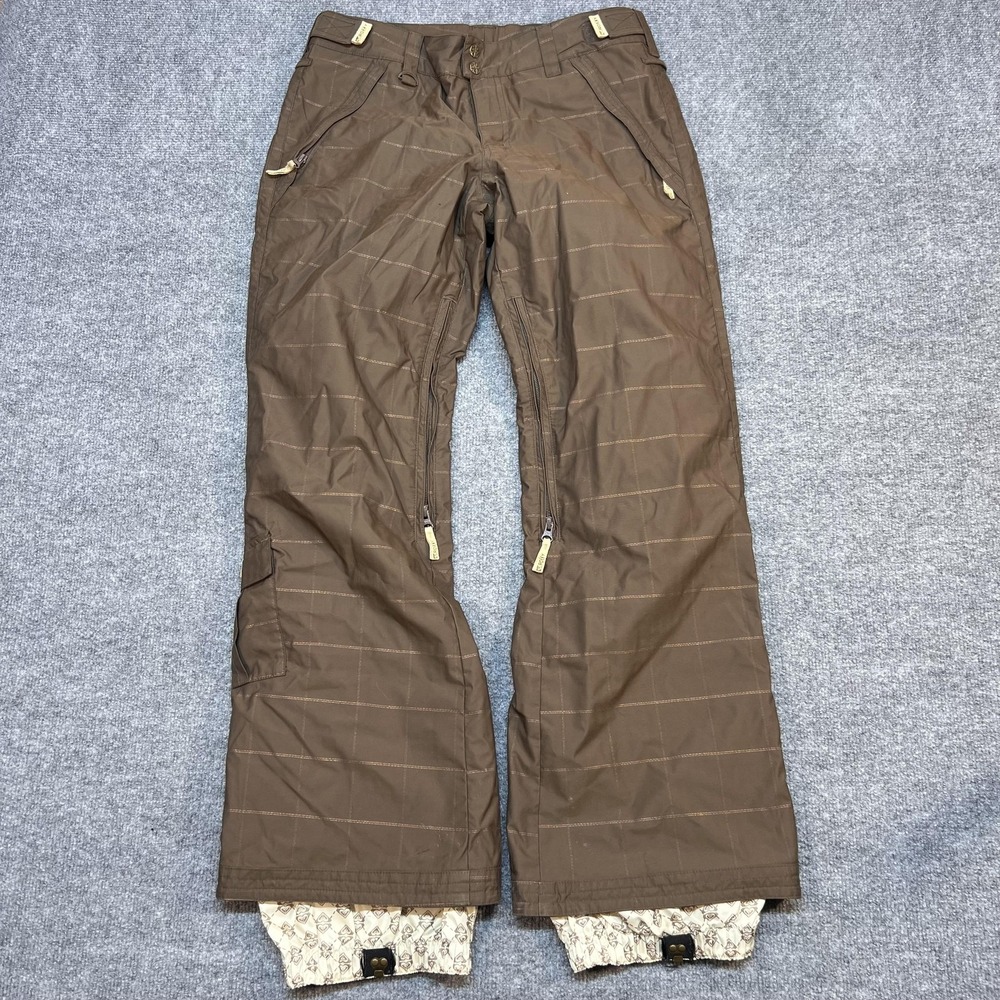 Roxy Snow Pants Womens M Brown Utility 5000 Insulated Ski Snowboard Warm